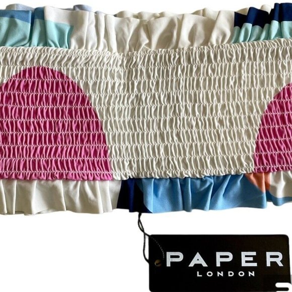 Paper London Iris Bikini Bandeau Top Seven Wonders Size L NWT - Picture 4 of 7